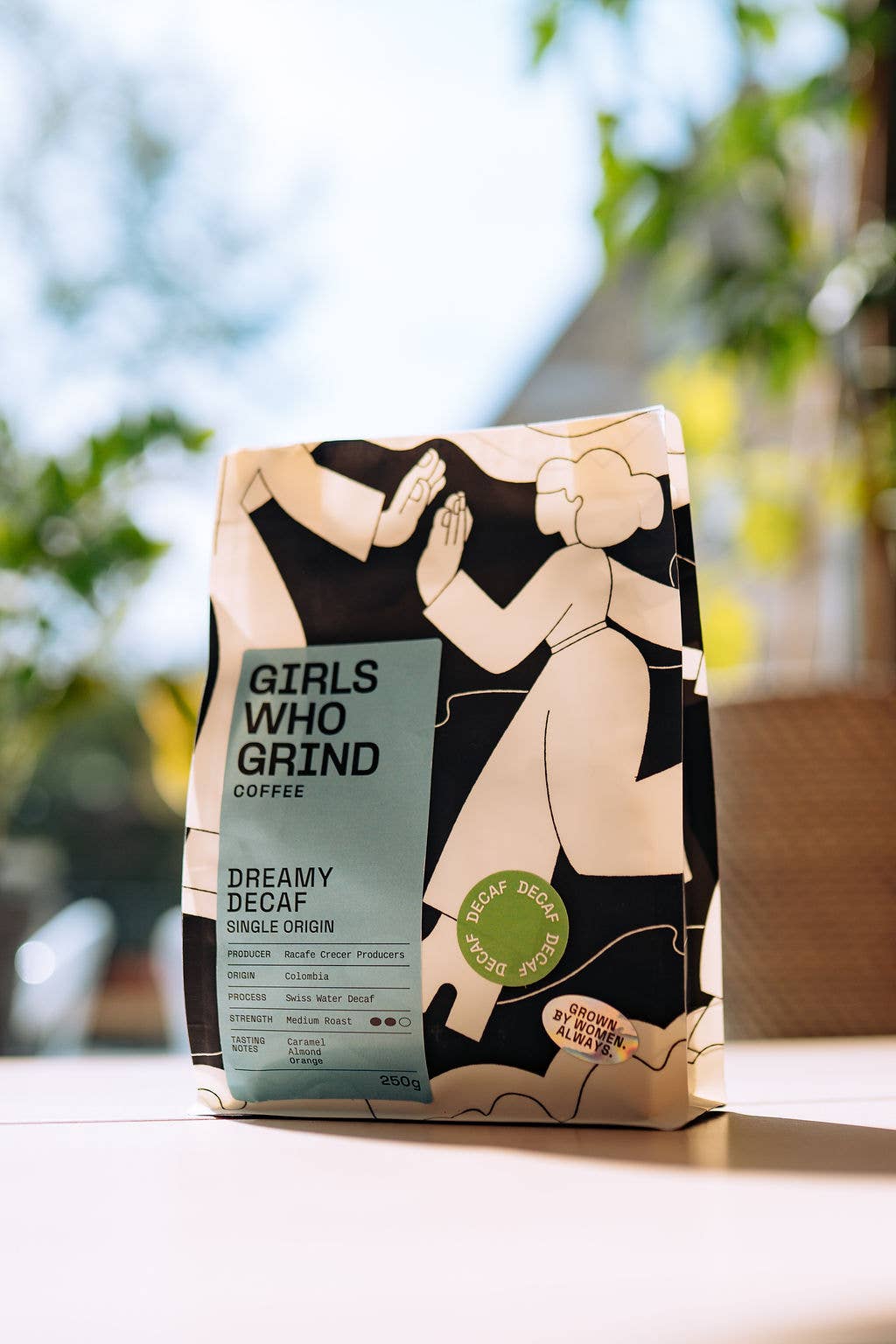 Girls Who Grind Coffee - Decaf Coffee 250g
