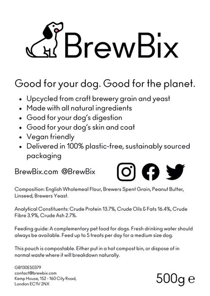 BrewBix Dog Biscuits - 100g Box