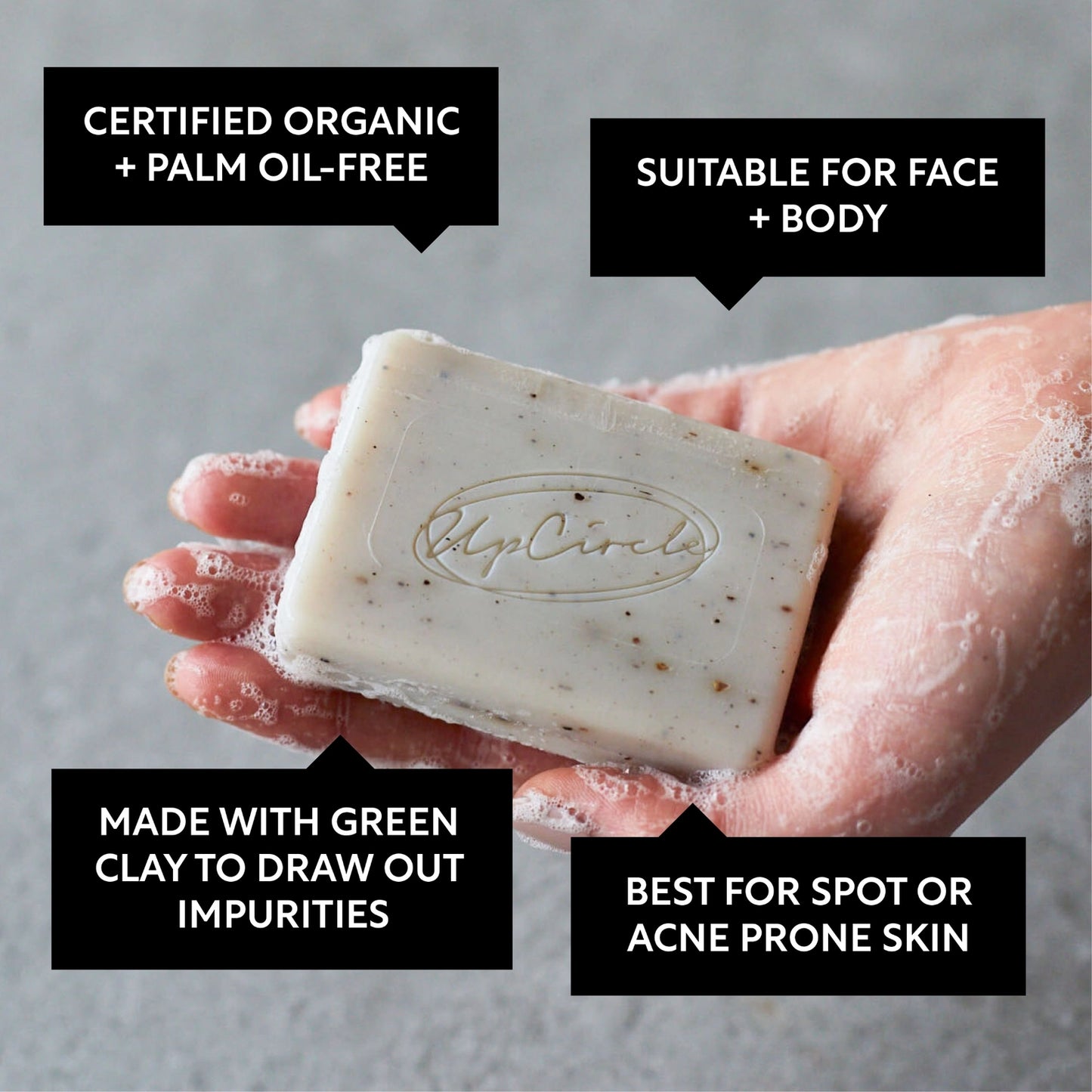 UpCircle Cleansing Soap Bar - Fennel + Cardamom