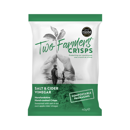 Salt & Vinegar Crisps 40g